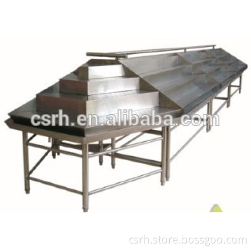 Cheap Price Stainless Steel RH-VFSS Fruit Display Shelf Vegetable Rack